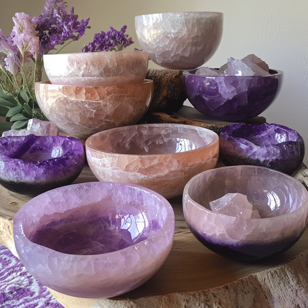 A practitioner playing a sound bowl during a peaceful meditation session.