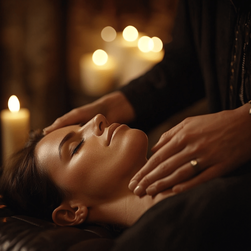 A tranquil studio in Auckland with calming decor for Reiki sessions